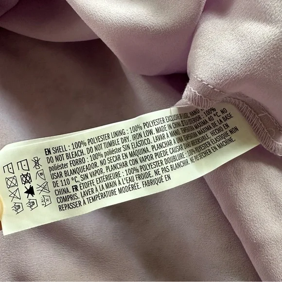 NWT TUCKERNUCK Hyacinth House Lilac Ruched Neck Cali Midi Dress Size Small S - Picture 13 of 13